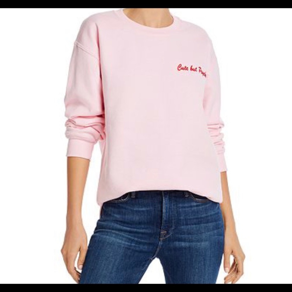 Double Trouble NWT Cute But Psycho Sweatsh… - Picture 3 of 3